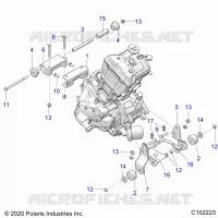 MOTEUR, MOUNTING &amp; LONG BLOCK
