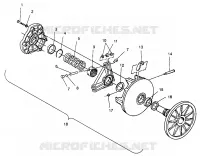 EMBRAYAGE DE TRANSMISSION ASSEMBLY STORM 0965782, STORM SKS 0965582,  EURO STORM E965782 (4931593159C008)