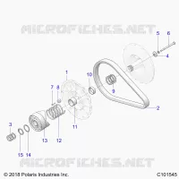 SYSTÃˆME DE TRANSMISSION, SECONDARY CLUTCH