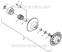 EMBRAYAGE DE TRANSMISSION LITE GT 0973133 AND EUROPEAN LITE GT E973133 (4938253825B012)