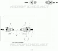 DRIVE TRAIN, TRANSMISSION AVANT SHAFT