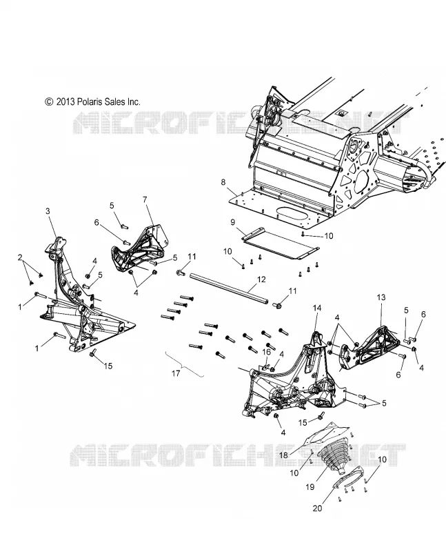 CHASSIS, BULKHEAD ASM.