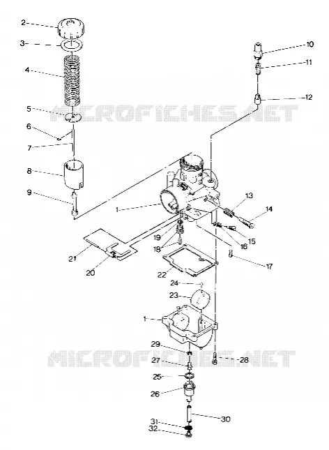 CARBURATEUR 400 UPDATED 2/90 (4916781678031A)
