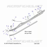 SUSPENSION, FIXATION RAIL