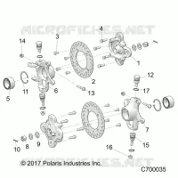 SUSPENSION AVANT HUB