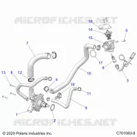 MOTEUR, WATERPUMP AND BYPASS