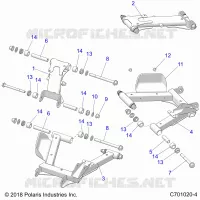 SUSPENSION ARRIERE CONTROL ARMS
