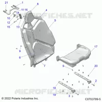 SIEGE ASM.,REAR