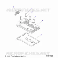 ENGINE, COUVERCLE SOUPAPE