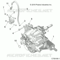 DRIVE TRAIN, MAIN SUPPORT PONT