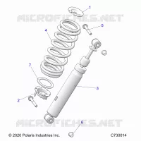 SUSPENSION, AMORTISSEUR AVANT MOUNTING