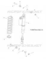 SUSPENSION ARRIERE SUPPORT AMORTISSEUR 