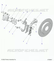 BRAKES, ETRIER DE FREIN ARRIERE