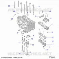 ENGINE, CULASSE AND VALVES