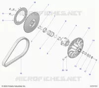 SYSTÃˆME DE TRANSMISSION, SECONDARY CLUTCH