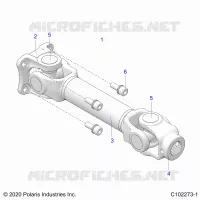 DRIVE TRAIN, PROP ARBRE DE TRANSMISSION ARRIERE