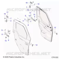 PORTES, FRONT, MOUNTING