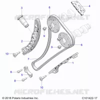 CHAINE DE DISTRIBUTION AND SPROCKET