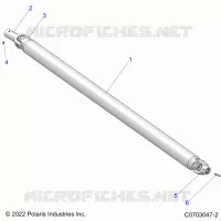SYSTÃˆME DE TRANSMISSION, PROP SHAFT,FRONT