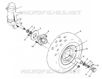 ROUE AVANT  2x4 400L W957540 (4930093009B002)