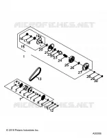 SYSTÃˆME DE TRANSMISSION, PRIMARY  AND SECONDARY CLUTCHS