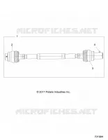 DRIVE TRAIN, ARBRE DE TRANSMISSION AVANT