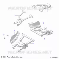 SUSPENSION ARRIERE CONTROL ARMS