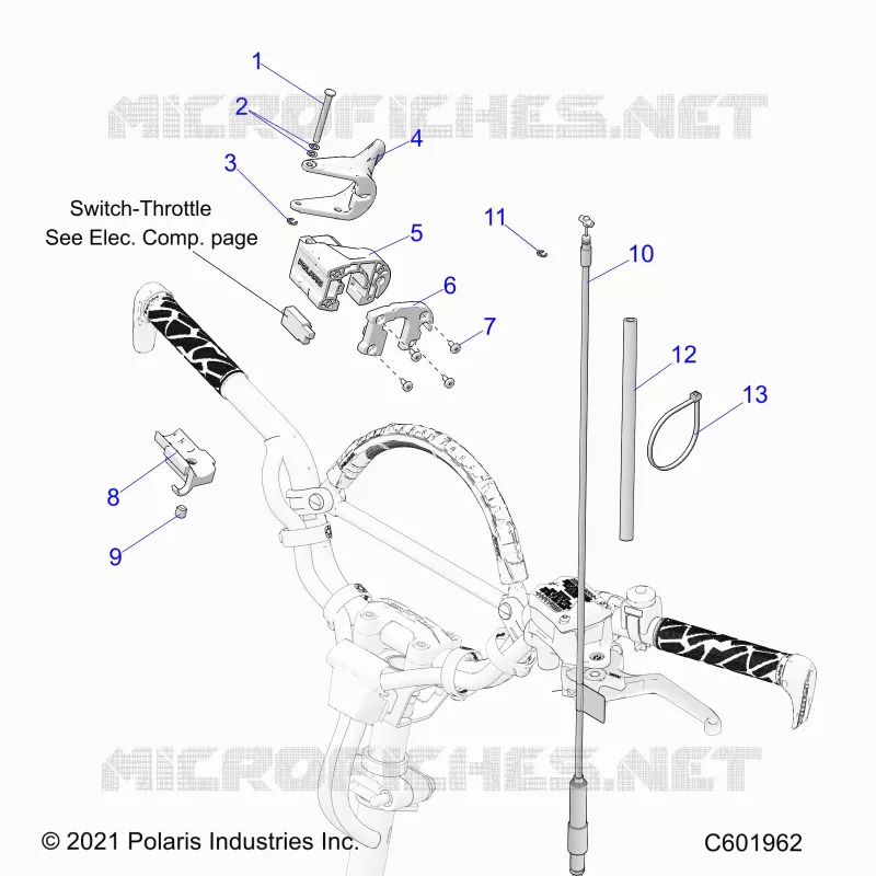 MOTEUR, THROTTLE CONTROL ASM.