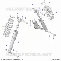 SUSPENSION ARRIERE SHOCK, MOUNTING