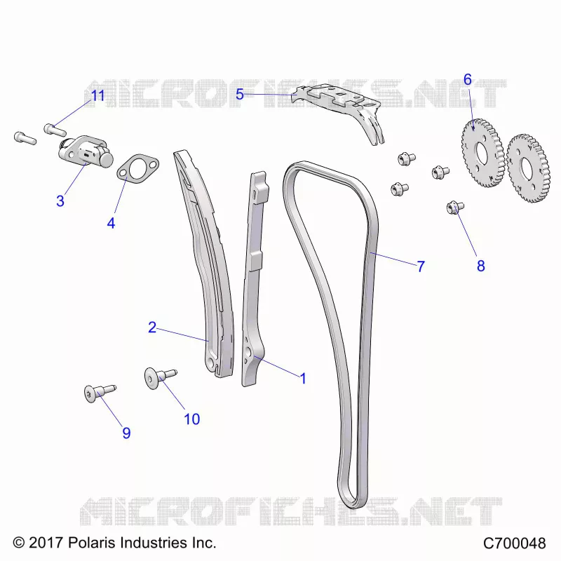CHAINE DE DISTRIBUTION AND TENSIONER