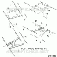 SUSPENSION ARRIERE CONTROL ARMS