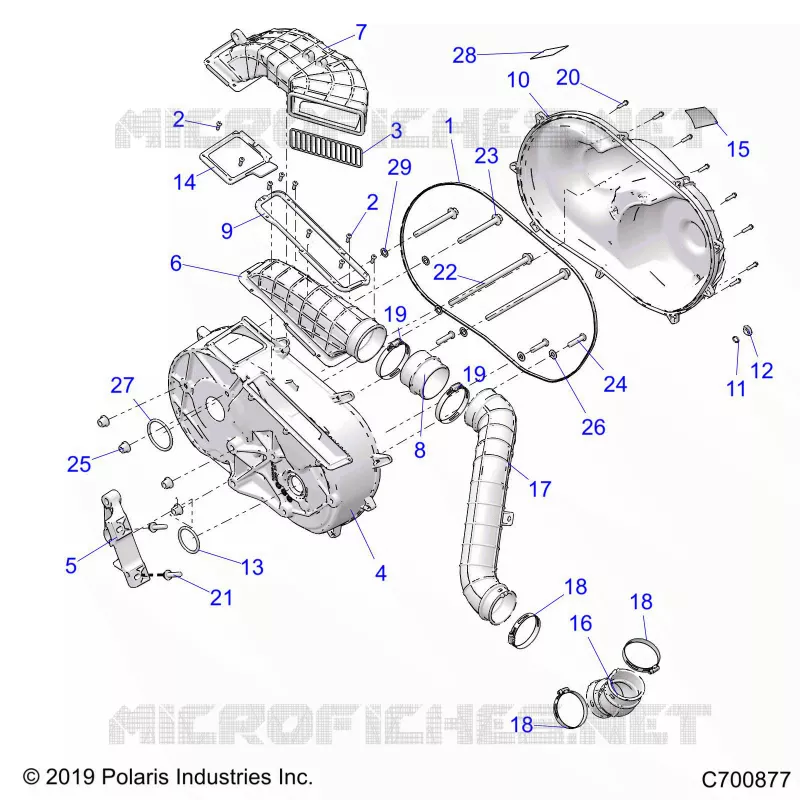 SYSTÃˆME DE TRANSMISSION, CLUTCH COVER AND DUCTING