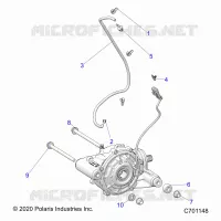 SYSTÃˆME DE TRANSMISSION, FRONT GEARCASE MOUNTING
