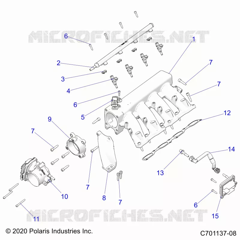 ADMISSION MANIFOLD, FUEL RAIL AND RELATED