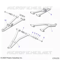 SUSPENSION AVANT CONTROL ARMS