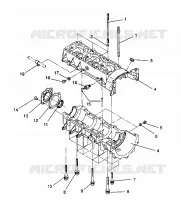 CARTERS MOTEUR ASSEMBLY RXL / 0930768 and RXL SKS / 0930568 (4922992299029A)