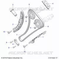 CHAINE DE DISTRIBUTION AND SPROCKET