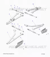 SUSPENSION AVANT CONTROL ARMS