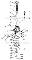 CARBURATEUR LITE 0943433 and  LITE DELUXE 0943431 (4924992499037A)