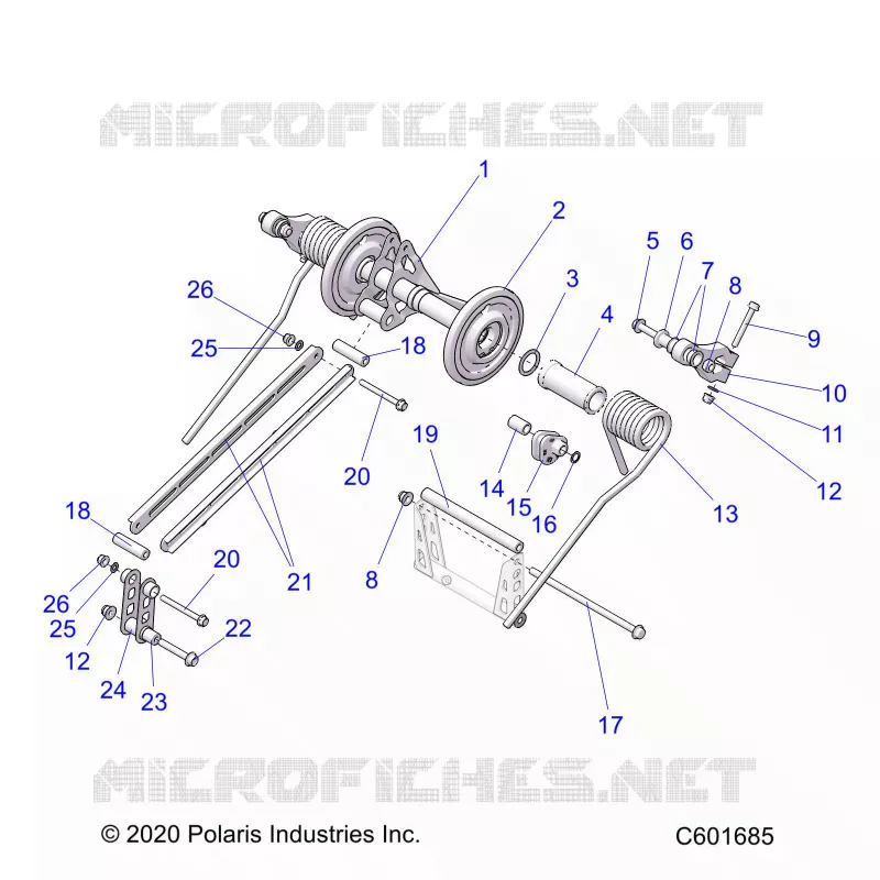 SUSPENSION, BRAS DE SUSPENSION ARRIERE