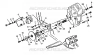 PONT/FREIN AND COUVERCLE DE CHAINEE MOUNTING XPLORER 4X4 W959140 (4930223022C006)