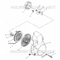 LANCEUR ASSEMBLY 500 CARB 0962764, 500 CARB SKS 0962564,  500 CARB S (4931873187D006)