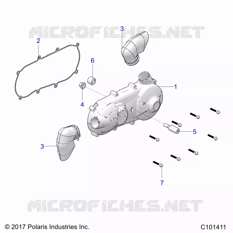 SYSTÃˆME DE TRANSMISSION, CLUTCH COVER AND DUCTING