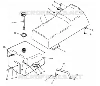 SIEGE ET RESERVOIR WIDETRAK LX 0962064 and EUROPEAN WIDETRAK LX E962064 (4931643164A006)