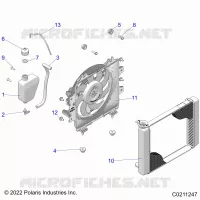 ENGINE, SYSTÃˆME DE REFROIDISSEMENT, RADIATOR, FAN &amp; OVERFLOW BOTTLE