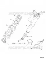 SUSPENSION, AMORTISSEUR ARRIERE MOUNTING