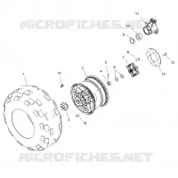 ROUES, REAR TIRE and FREIN DISC