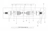 SYSTÈME DE TRANSMISSION, ARBRE DE TRANSMISSION ARRIERE