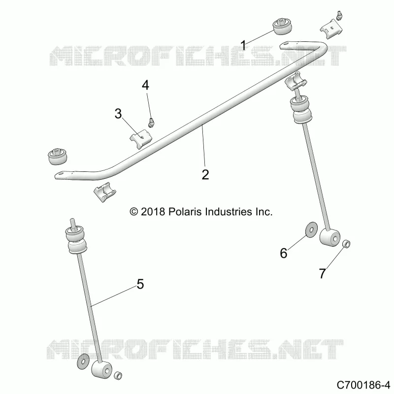 SUSPENSION, FRONT, BARRE STABILISATRICE