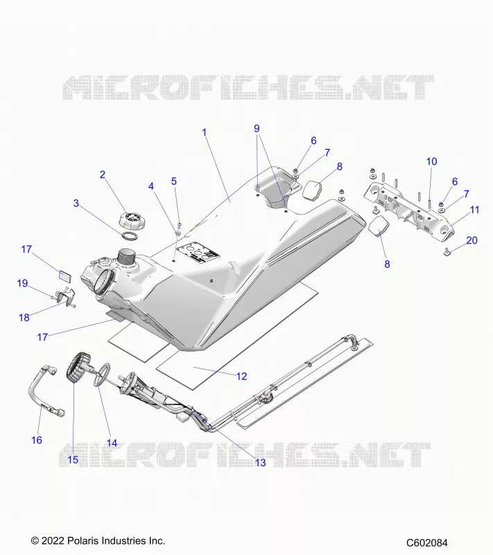 SYSTÃˆME D'ALIMENTATION, FUEL TANK ASM.